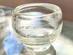 Glasschale Vintage Muranoglas transparent