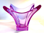 Glasschale Vintage Muranoglas lila